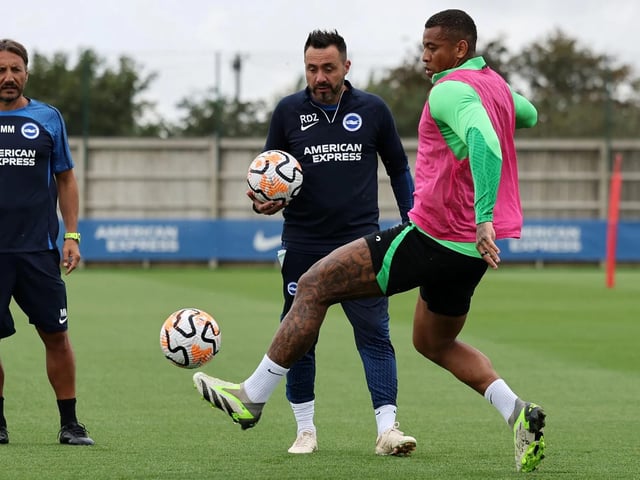 Head coach De Zerbi keeps a close eye on Brazilian summer signing Igor Julio