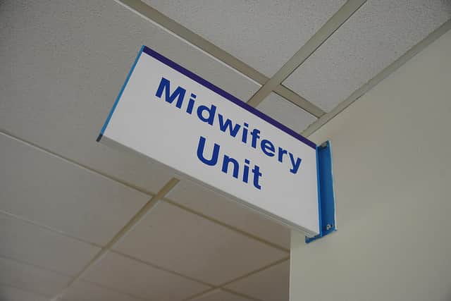 Maternity unit sign
