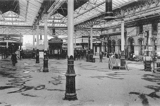 Inside Eastbourne Railway Station