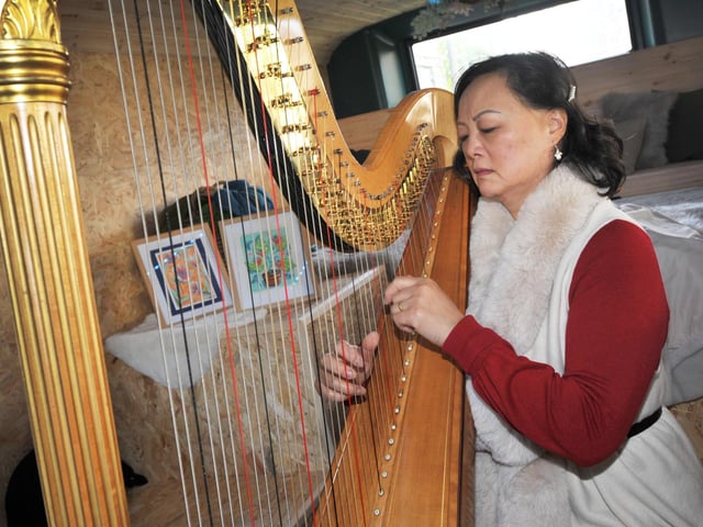Launch of W.Ave Arts' Community Bus at The Compound, Bexhill Road, St Leonards on December 22.