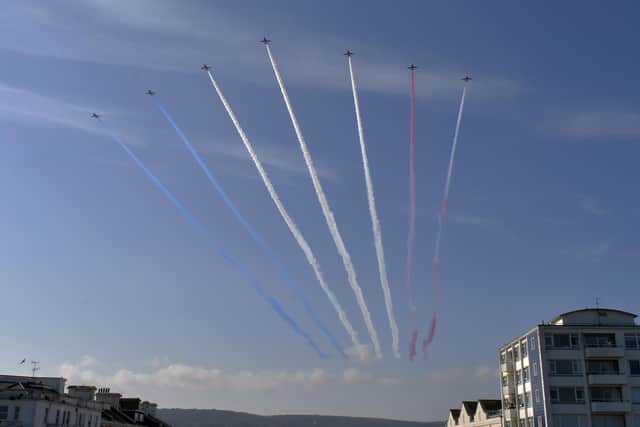 The Red Arrows at Airbourne 2022 (Photo by Jon Rigby)
