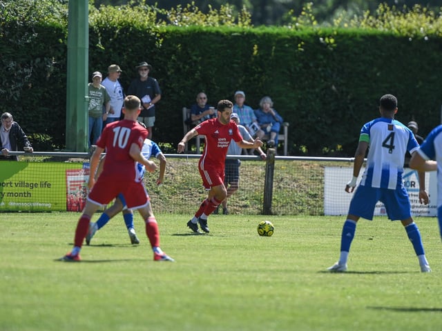 Action photos of Isthmian League Hassocks FC Vs Herne Bay FC : Hassocks FC v Herne Bay FC, Isthmian south east division