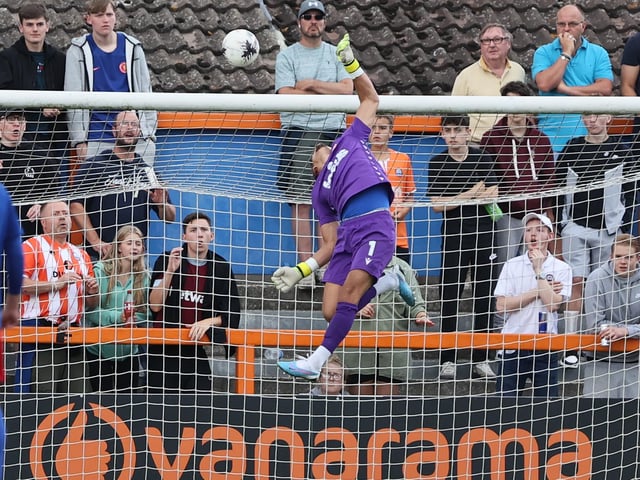 Action from Worthing's visit to Braintree in National League South