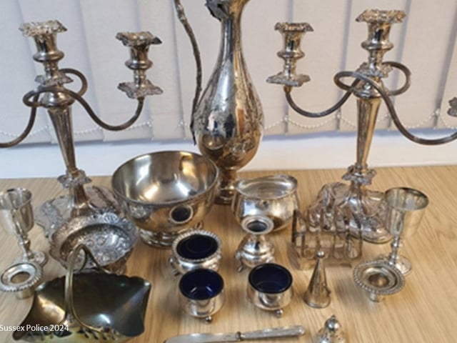 Do you recognise this stolen silverware?