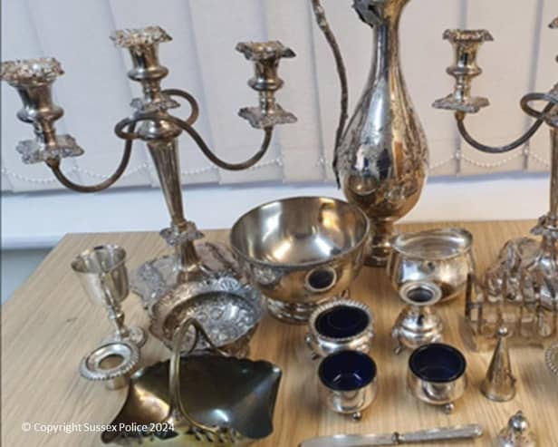 Do you recognise this stolen silverware?