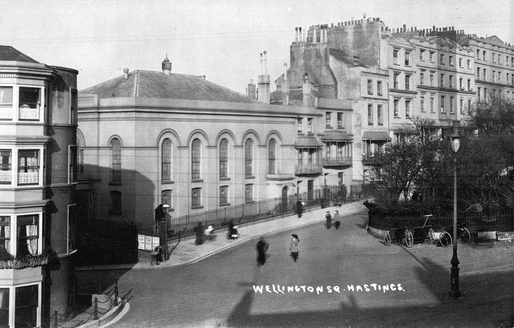 Waterloo Square Hastings retro - how Waterloo Square became Wellington Square
