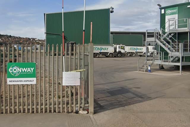 F M Conway Ltd at Newhaven Asphalt Plant. Photo: Google Street View
