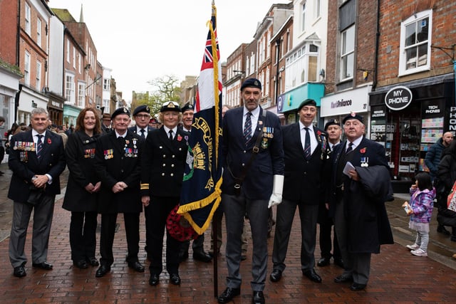 Veterans who attended this year's Remembrance Day ceremony.