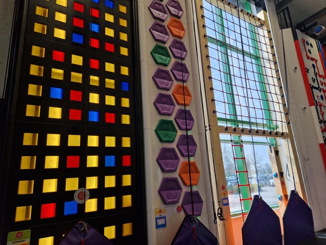 Brand new Clip ‘n Climb walls at Rustington’s popular Out of Bounds activity centre have been officially opened