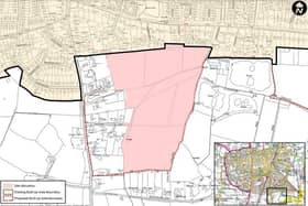 Proposed allocations south of Folders Lane, on the edge of Burgess Hill