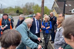 Arundel and South Downs MP Andrew Griffith met with members of the Sayers Common Village Society and Parish Council, as well as residents and representatives from Southern Water, to discuss the problem with overflowing sewage in the village