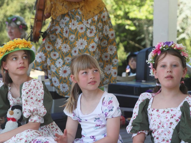Crowning of the May Queen in Alexandra Park, Hastings, on May 11 2025. Photo by Roberts Photographic.