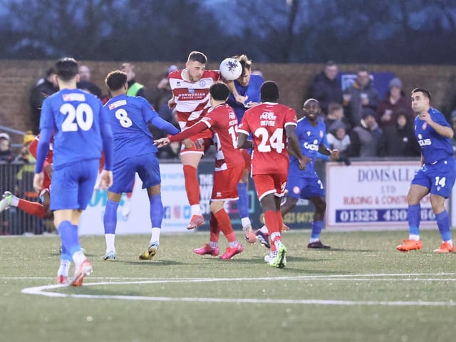 Worthing begin 2024 with a 4-0 win at Eastbourne Borough