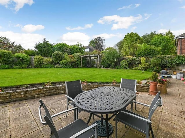The property's rear garden provides plenty of peace and quiet.