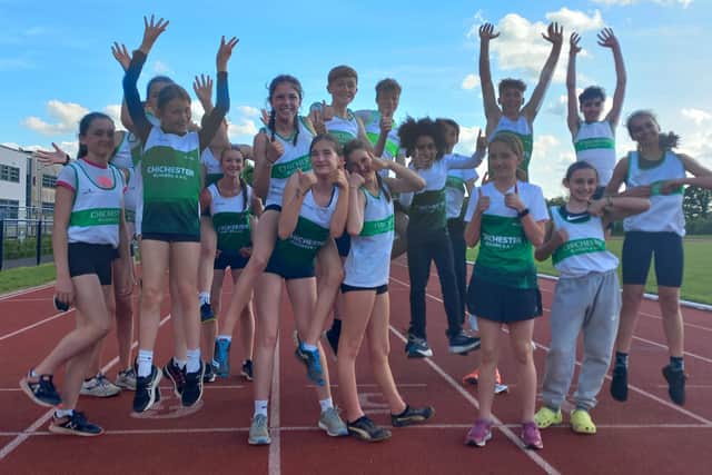 Chichester's under-13s and 15s at the YDL match at Woking