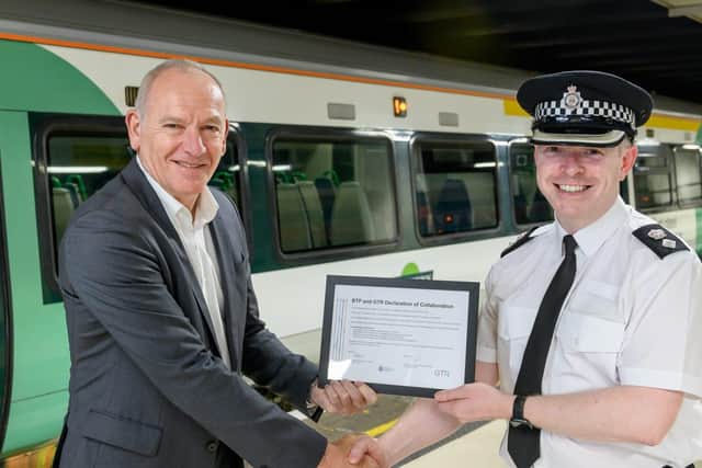 Govia Thameslink Railway has renewed its partnership with the British Transport Police (BTP) for another year by signing a collaboration agreement, committing both organisations to work together towards shared objectives.