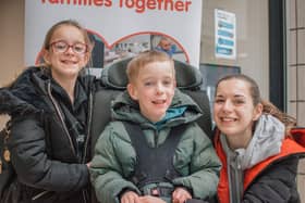 Ronald McDonald House Charities UK colouring competition in Eastbourne - Megan Dougan with Freya and Lucas