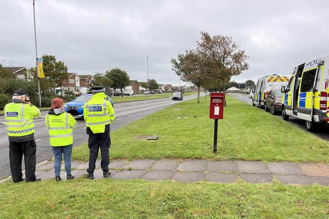 26 vehicles exceeded the speed limit during speed checks by the Eastbourne Neighbourhood Policing Team. Picture: Eastbourne Police
