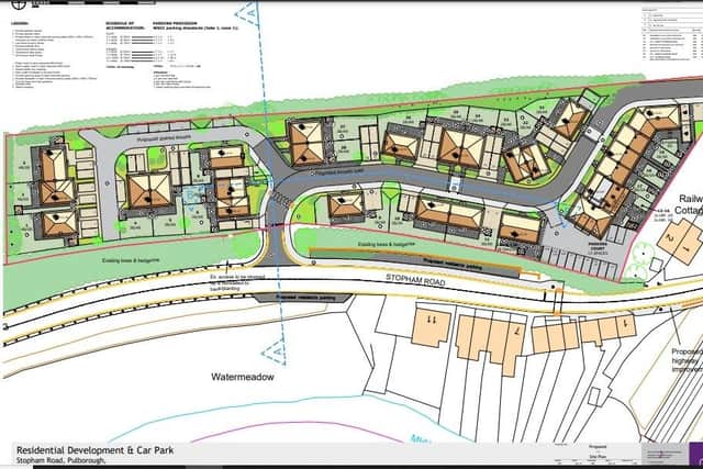 Proposed site layout of the new homes