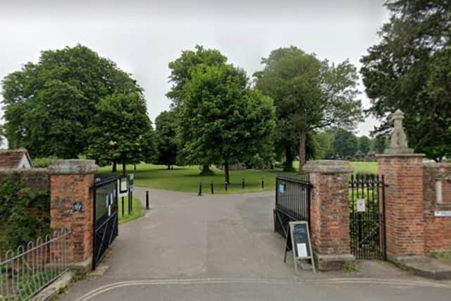Entrance to Priory Park, Chichester