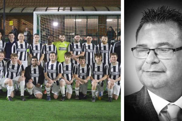 Covers held a charity football match to honour former colleague and Horsham youth coach Ian Scott.