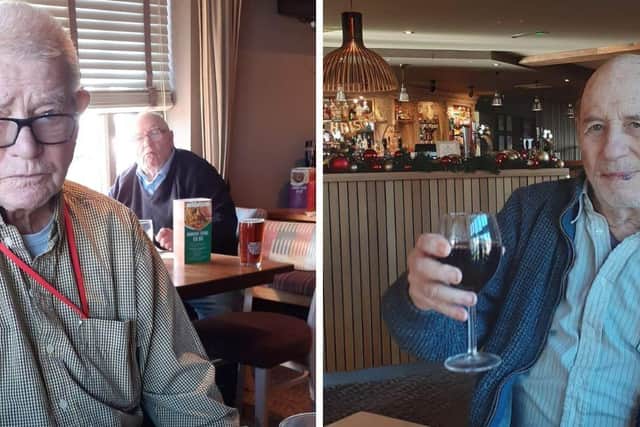 Two friends who live at a Bognor Regis care home have visit local pub for “nice juicy steak” as part of the home’s ‘Seize the Day’ initiative.