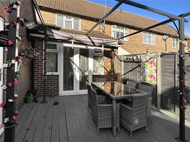 This delightful two-bedroom, end-terrace house in a quiet cul-de-sac has just come on the market with Graham Butt, priced at £330,000.