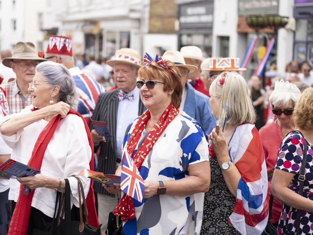 A huge celebration was held in Cuckfield High Street on Friday, June 3