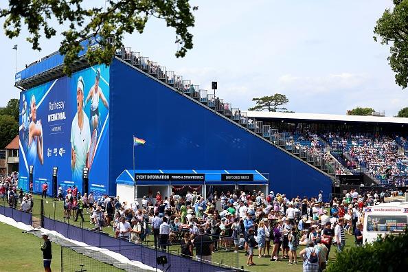A general view on day three during Rothesay International Eastbourne at Devonshire Park