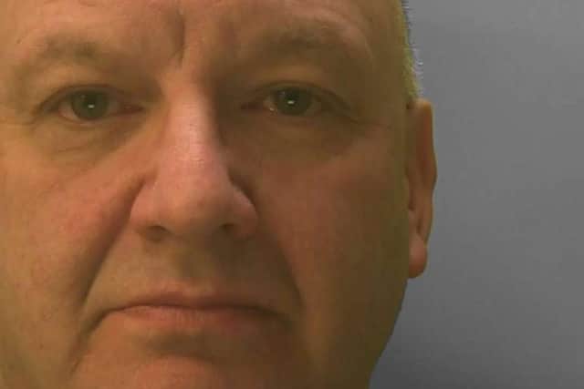 Andrew Camfield, 59, of Lansdowne Terrace, Eastbourne, was sentenced to a total of seven years imprisonment after defrauding his then-partner of £70,000. Picture courtesy of Sussex Police