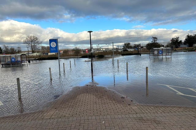 Floods in the Tesco car park