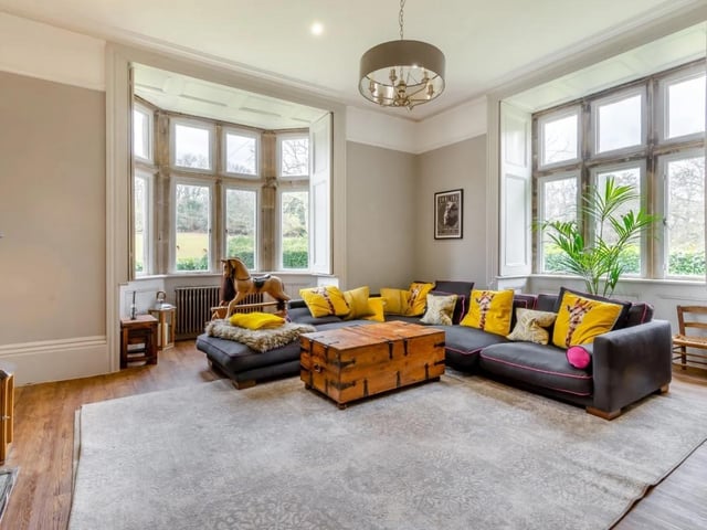 The ground floor has four reception room