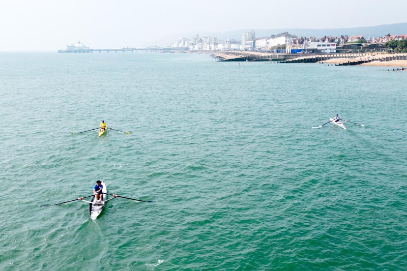 Drone pictures from the 2023 Eastbourne Regatta