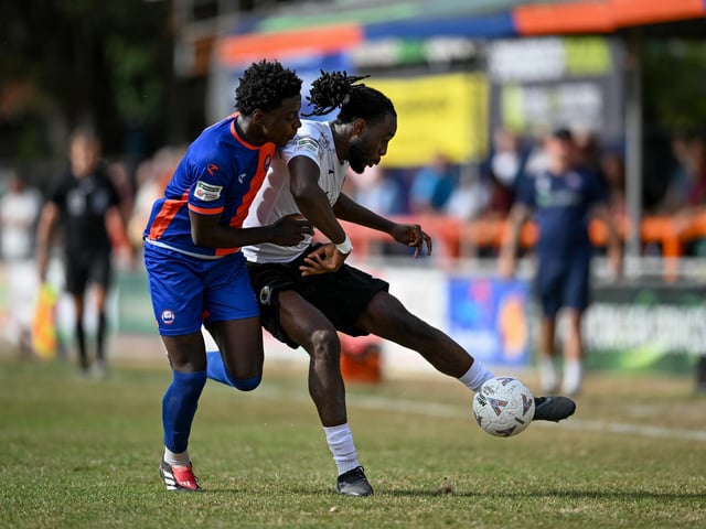Horsham FC moved up to second in the National League South with a hard-fought 2-1 win at Braintree Town