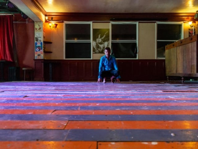 The rescued floorboards
