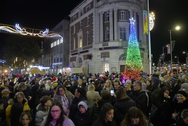 Eastbourne Christmas Lights Switch On (Photo by Jon Rigby)