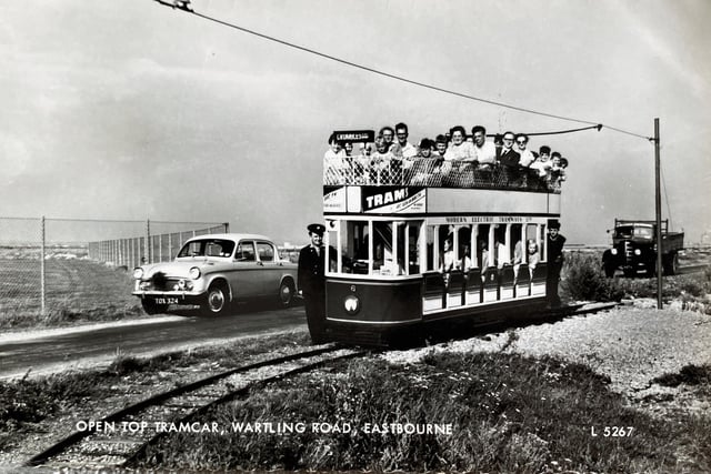 Eastbourne Electric tramway in the 50s-60s (photo from Michelle Rideout)