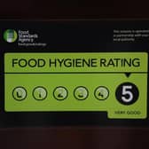A number of restaurants and businesses in Crawley have been given food hygiene ratings in September of this year
