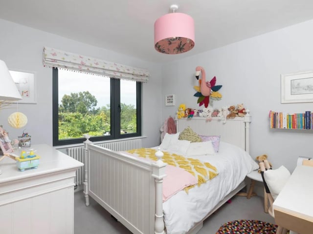 The property has four bedrooms