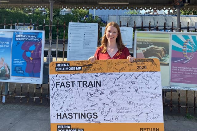 Helena Dollimore MP has successfully campaigned for faster London trains