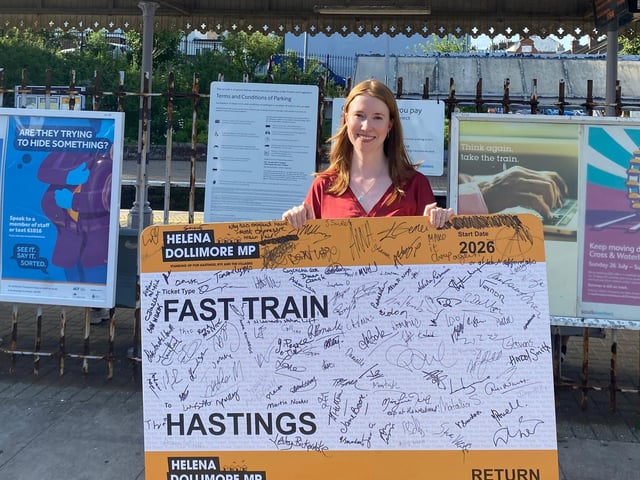 Helena Dollimore MP has successfully campaigned for faster London trains