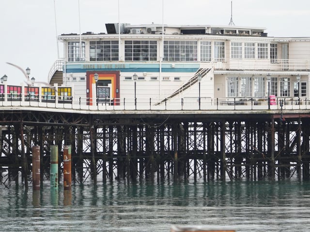 Worthing Borough Council contractors have this week begun work on a temporary fix – ‘during the spring low tide’ – so that the pier can be reopened to the public.