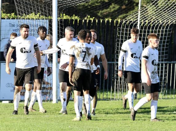 Action from Eastbourne United v Bexhill United, Steyning v Horsham YMCA and Midhurst v Loxwood in the SCFL