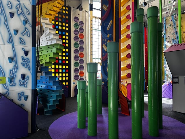 Brand new Clip ‘n Climb walls at Rustington’s popular Out of Bounds activity centre have been officially opened