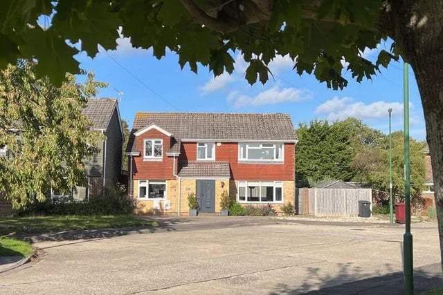 The four bedroom home has been described as 'cleverly extended.'