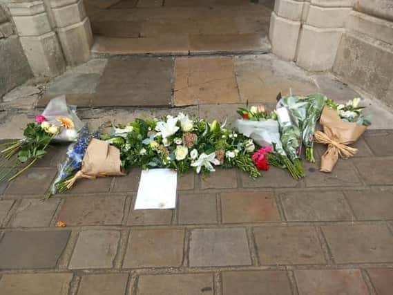 Residents have also paid their respects to the Queen at the Market Cross in the city centre.