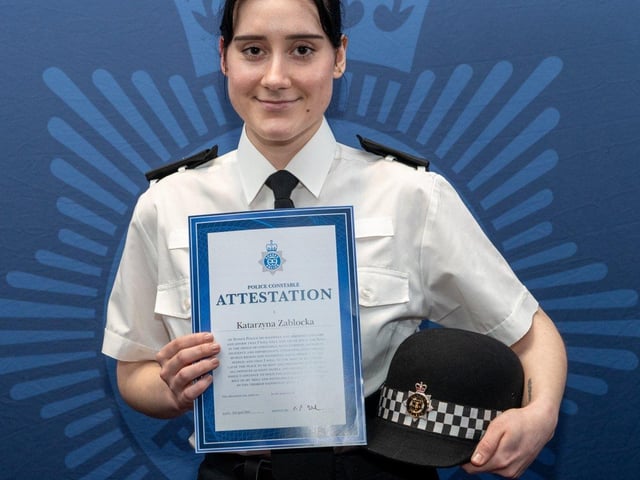 New recruit Kasia Zablocka