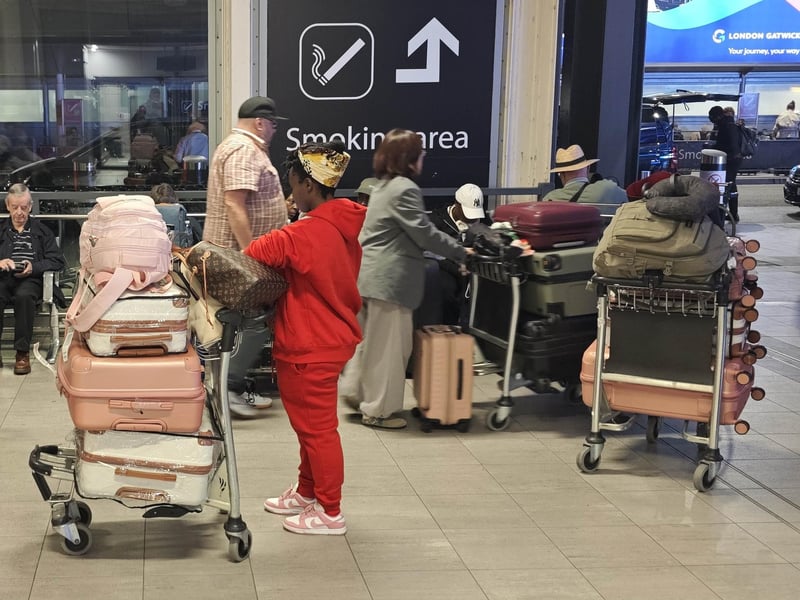 Passengers have described being left stranded, without luggage and facing hours-long delays after a technical issue with the UK's air traffic control system caused widespread disruption at Gatwick.
