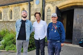Members of the Bexhill Homelessness Unity Group with former Mayor Abul Azad