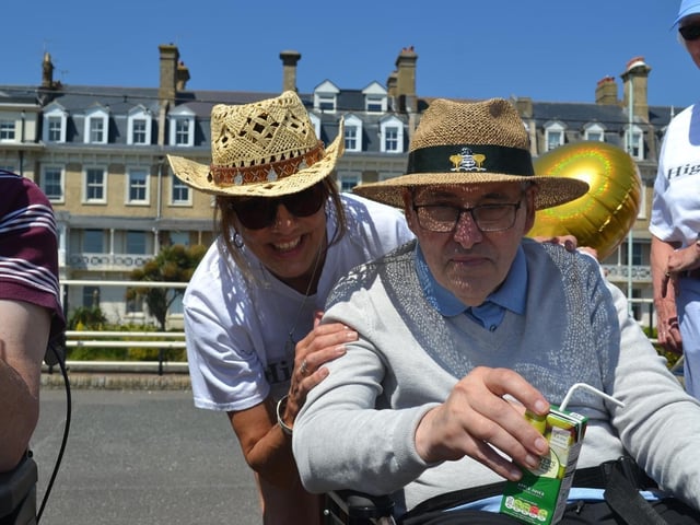 A group of 54 staff and residents took part in Highgrove House Walk and Wheel 2025